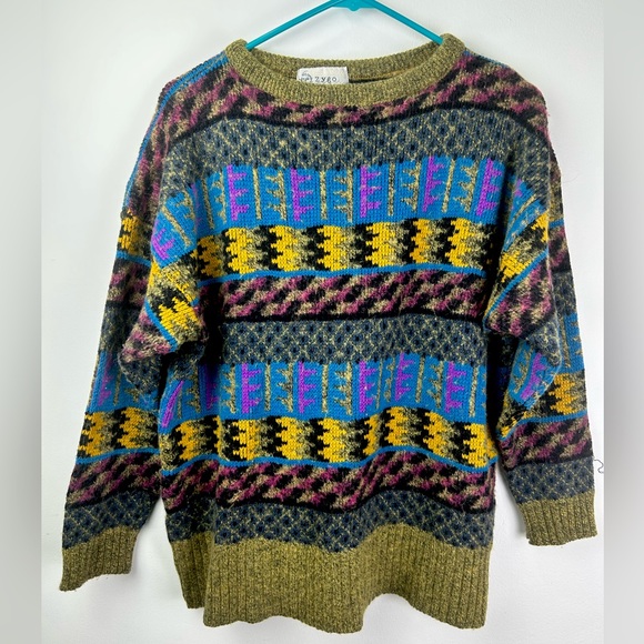 Zygo 80s Vintage British Sweater - Picture 1 of 3